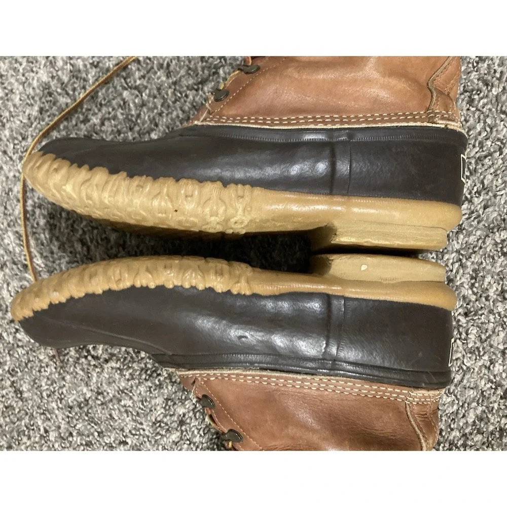 L.L.‎ Bean Maine Hunting Shoe Duck Boots Gore-Tex Thinsulate Brown Leather